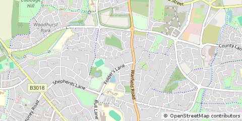 Map of Bracknell, Berkshire