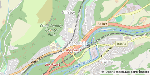 Map of Neath