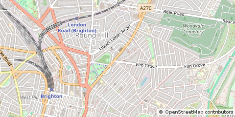 Map of Brighton