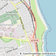 Map of Sunderland
