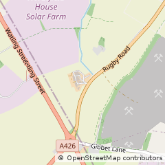 Map of Lutterworth, Leicestershire
