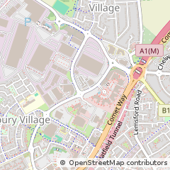 Map of Hatfield