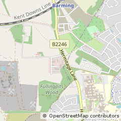 Map of Maidstone, Kent