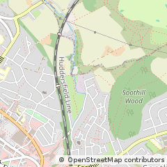 Map of Batley, West Yorkshire