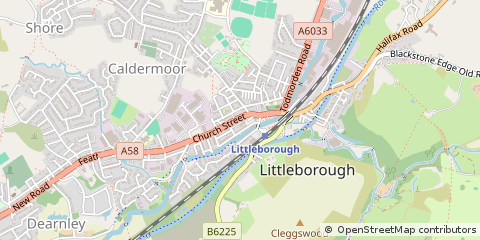 Map of Lancashire