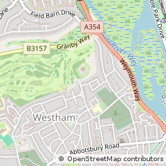 Map of Weymouth, Dorset