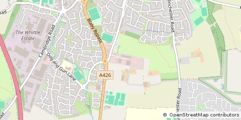Map of Leicester, Leicestershire