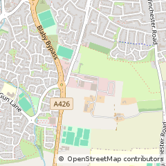 Map of Leicester, Leicestershire