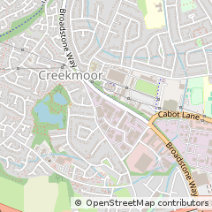 Map of Poole, Dorset