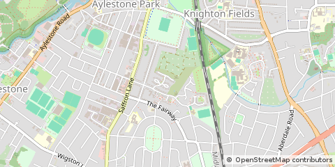 Map of Leicester