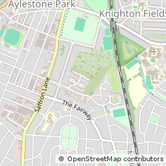 Map of Leicester