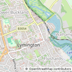Map of Lymington, Hampshire