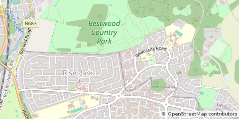 Map of Nottingham