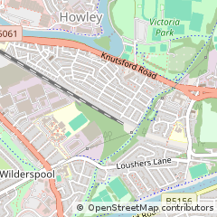 Map of Warrington, Cheshire