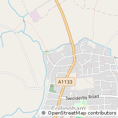 Map of Newark, Nottinghamshire