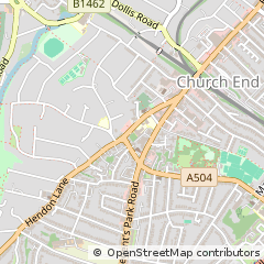 Map of Finchley, London