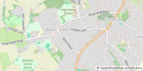 Map of Sheffield