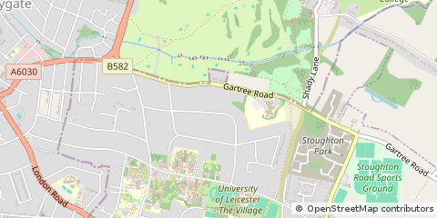 Map of Leicester
