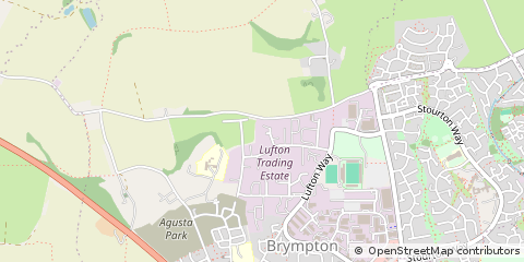 Map of Yeovil, Somerset