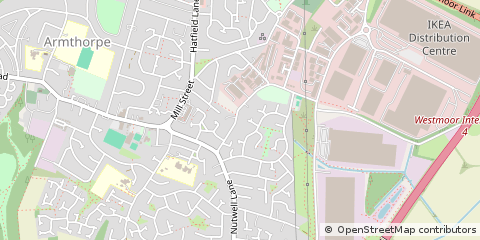 Map of Doncaster, Yorkshire