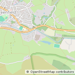 Map of Oldham, Lancashire