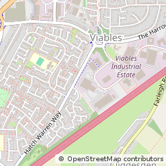 Map of Basingstoke