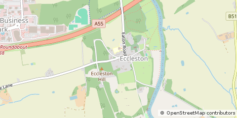 Map of Chester, Cheshire