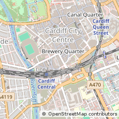 Map of Cardiff