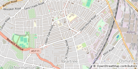 Map of Derby