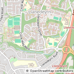 Map of Cardiff
