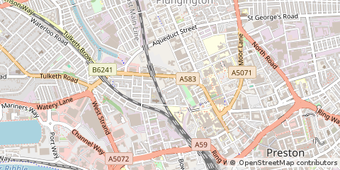 Map of Lancs