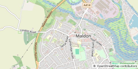 Map of Maldon, Essex