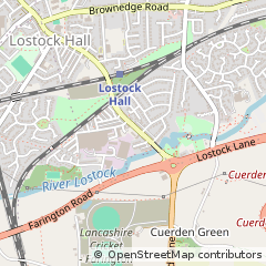 Map of Preston, Lancashire