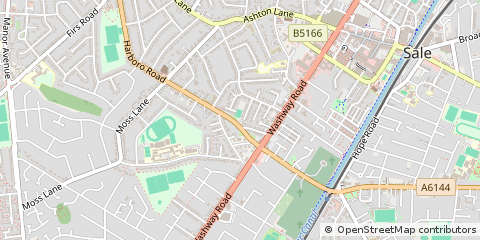 Map of Sale, Cheshire