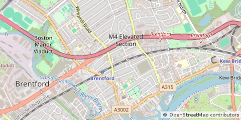Map of Brentford