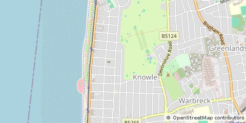 Map of Blackpool