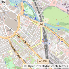 Map of Derby