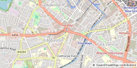 Map of Birmingham