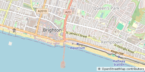 Map of Brighton