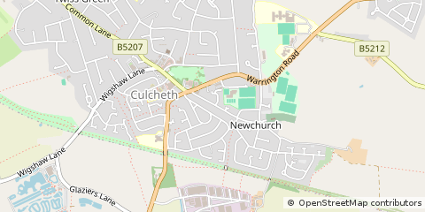 Map of Cheshire