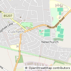 Map of Cheshire