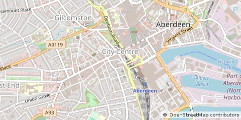 Map of Aberdeen