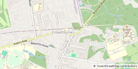 Map of Crowthorne