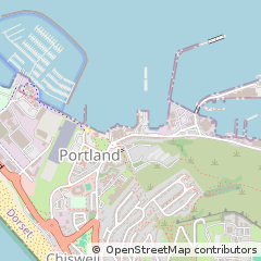 Map of Portland, Dorset