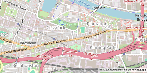 Map of Glasgow