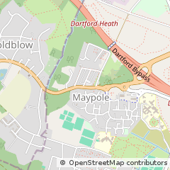 Map of Bexley, Kent