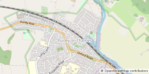 Map of Reading, Berkshire