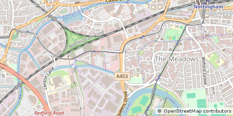 Map of Nottingham