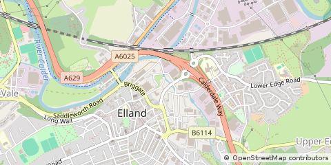 Map of Elland