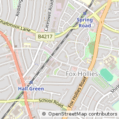 Map of Birmingham